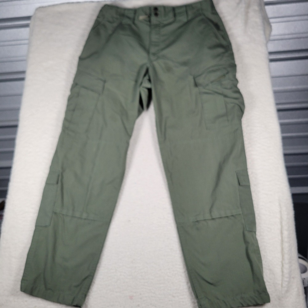 Propper Cargo Pants Mens 36R Olive Green Tactical Ripstop Outdoor Work Trousers